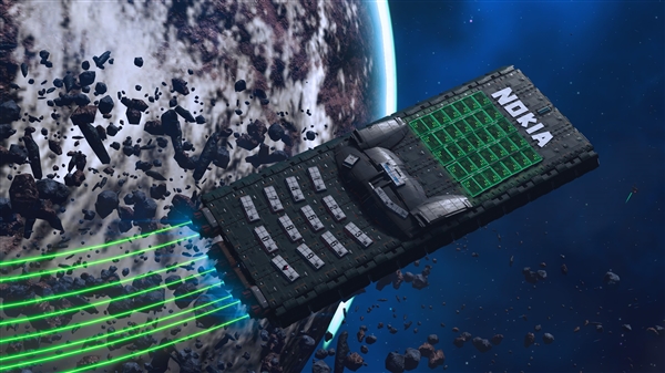 防御程度拉满：《无人深空》玩家打造“诺基亚手机”奇葩飞船