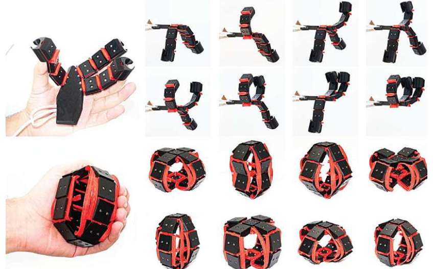 瑞士洛桑联邦理工学院研发可变形触觉反馈机器人系统